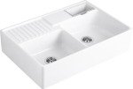 Villeroy & Boch Spülstein Doppel aweiß Keramikspüle