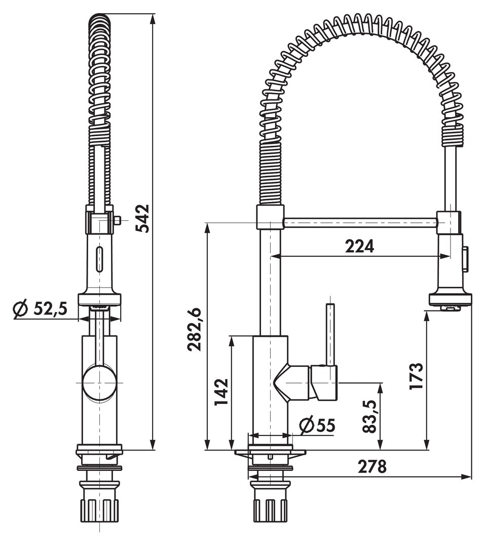 Naber Drive 5 Küchenarmatur – Ansicht 2