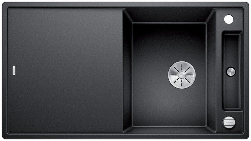 Blanco Axia III/5 S Glas anthr Granitspüle