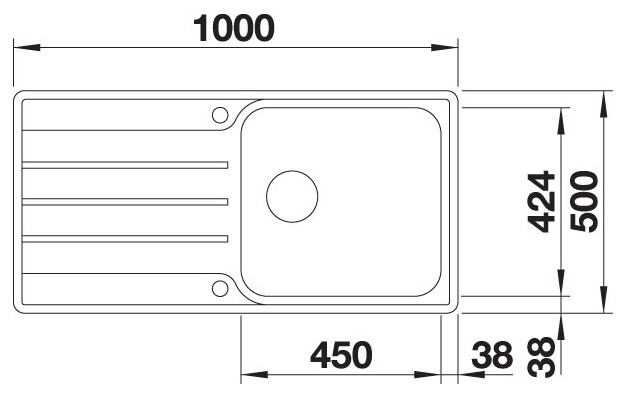 Blanco Lemis XL 6S -IF Edelstahlspüle – Ansicht 2