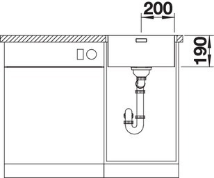 Blanco Andano 400-IF/A Edelstahlspüle – Ansicht 5