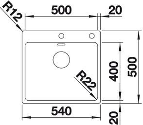 Andano 500 IF/A Andano 500-IF/A Edelstahlspüle – Ansicht 6