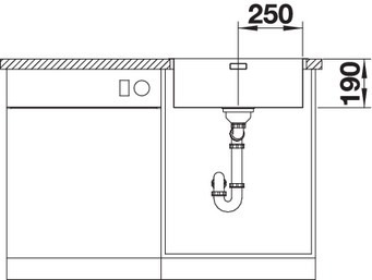 Blanco Andano 500-IF Edelstahlspüle – Ansicht 5
