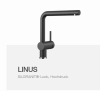 Blanco Linus -HD -schwarz Küchenarmatur