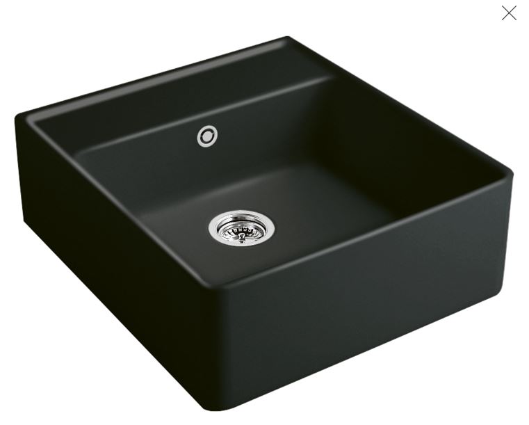 Villeroy & Boch Spülstein Einzel Ebony Keramikspüle