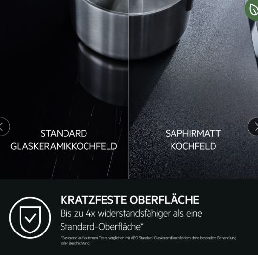 AEG XCD 6847 AS Kochfeld – Ansicht 2