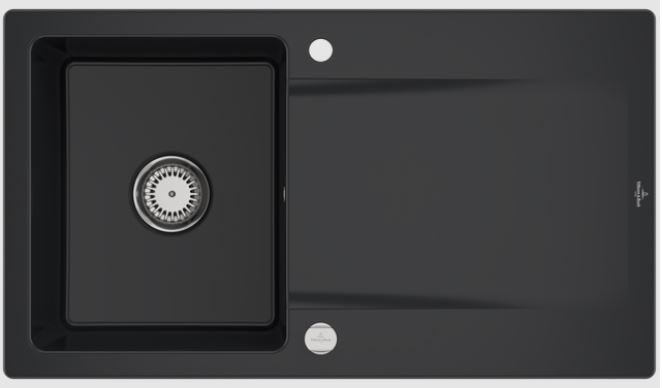 Villeroy & Boch Siluet 50 PBlack Keramikspüle
