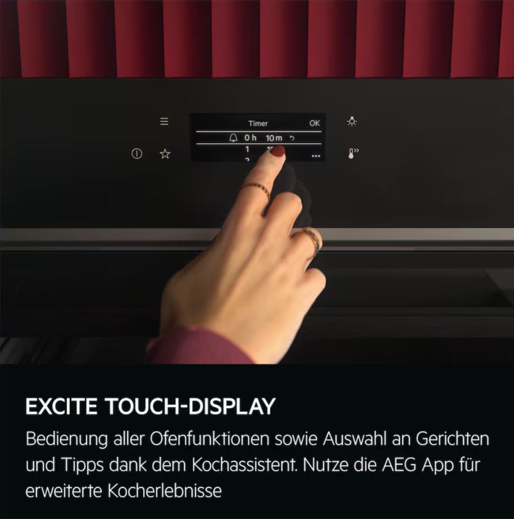AEG BS 6700 B Backofen mit Dampfunterstützung – Ansicht 4