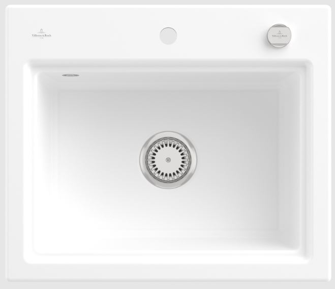 Villeroy & Boch Subway Style 60 S StoneWhite Keramikspüle