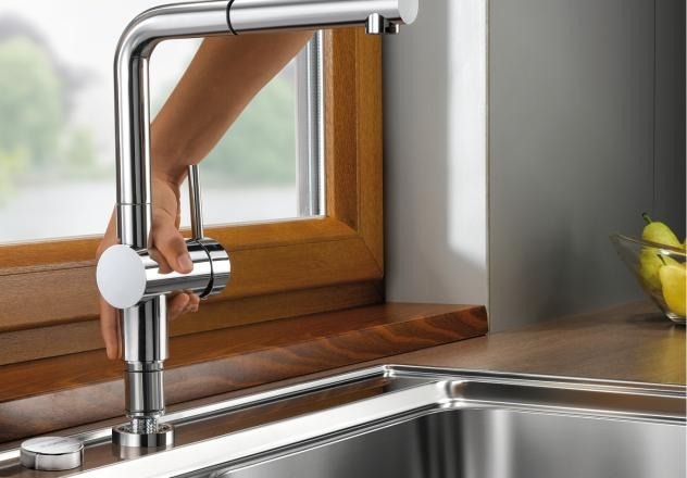 Blanco Linus F-S-ND Chrom Küchenarmatur – Ansicht 3