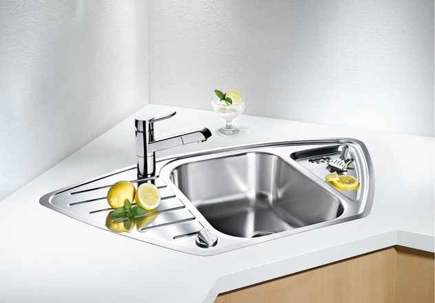 Blanco Lantos 9E -IF Edelstahlspüle – Ansicht 2
