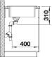 Blanco Zia 9E -anthr Granitspüle – Ansicht 4