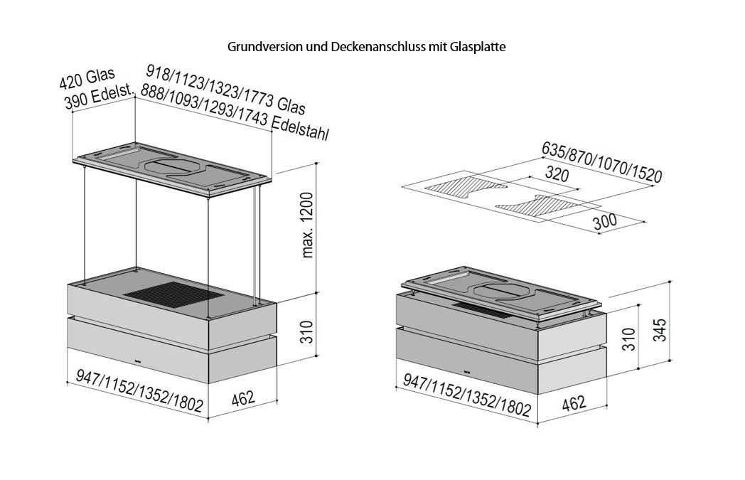 Berbel Skyline Edge 2 Deckenlifthaube – Ansicht 6