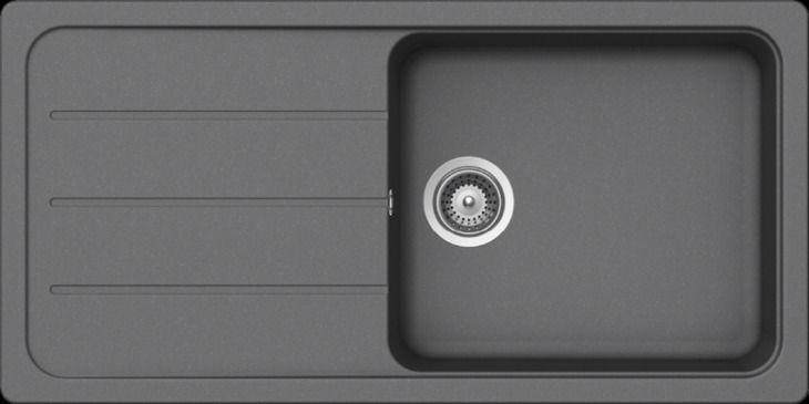 Schock FOMD100LAGCR Granitspüle – Ansicht 3